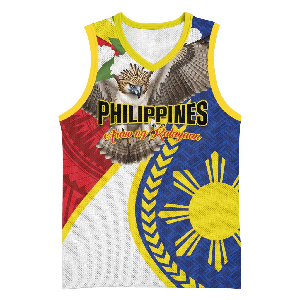 Personalized Philippines Basketball Jersey Filipino Araw ng Kalayaan