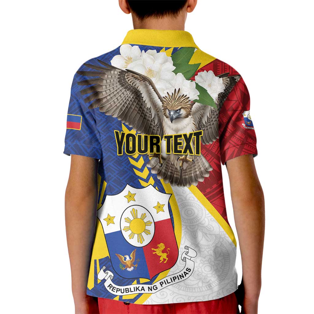 Personalized Philippines Kid Polo Shirt Filipino Araw ng Kalayaan