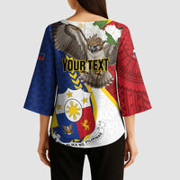 Personalized Philippines Kimono Sleeve Blouse Filipino Araw ng Kalayaan