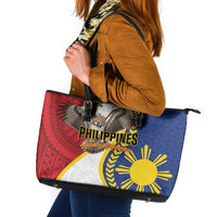 Philippines Leather Tote Bag Filipino Araw ng Kalayaan