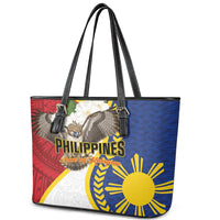 Philippines Leather Tote Bag Filipino Araw ng Kalayaan