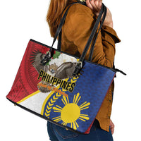 Philippines Leather Tote Bag Filipino Araw ng Kalayaan