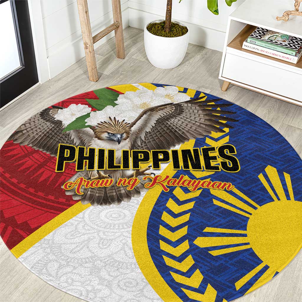 Philippines Round Carpet Filipino Araw ng Kalayaan