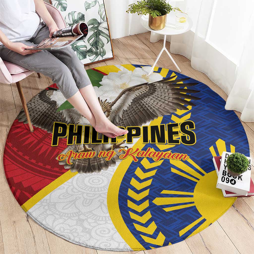 Philippines Round Carpet Filipino Araw ng Kalayaan