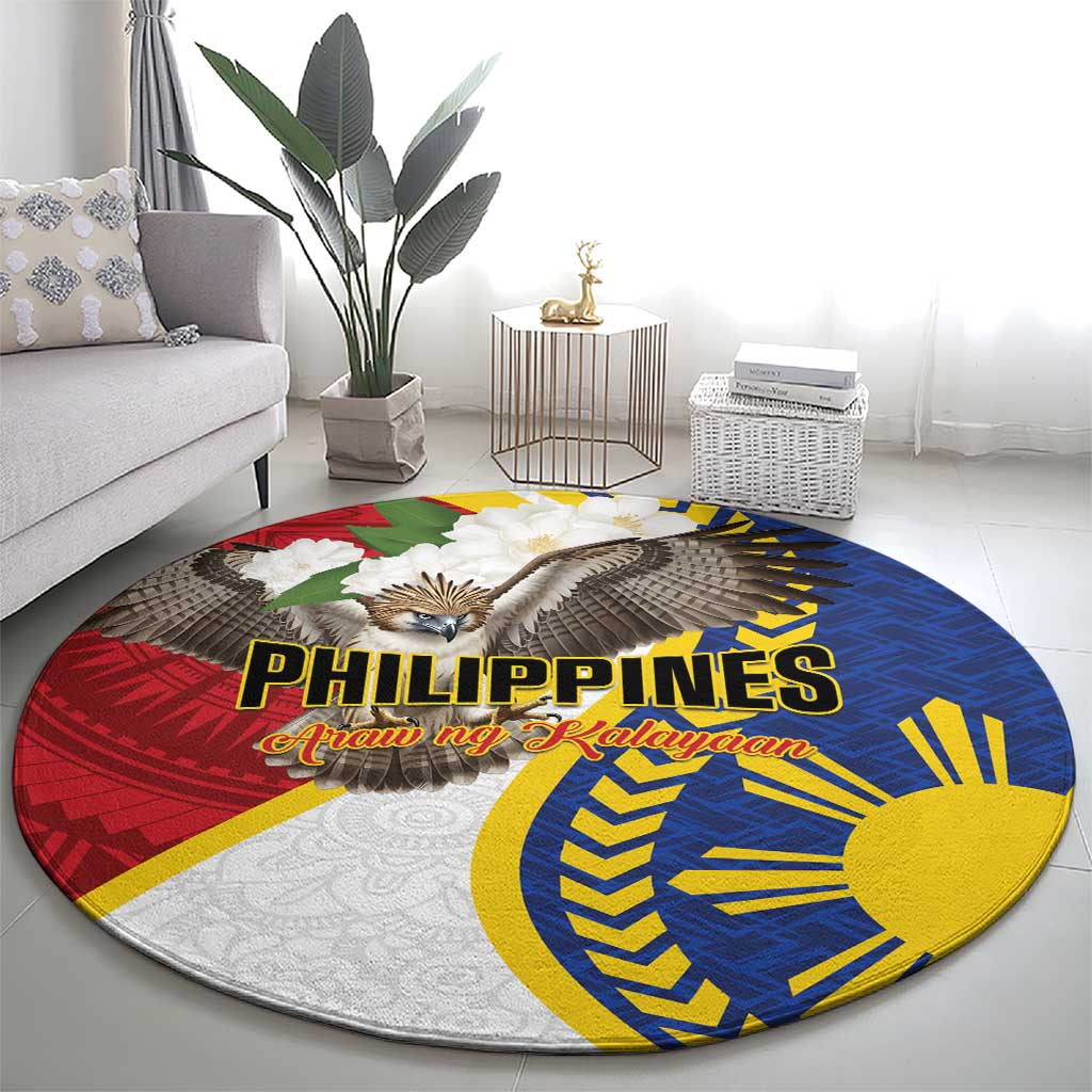 Philippines Round Carpet Filipino Araw ng Kalayaan