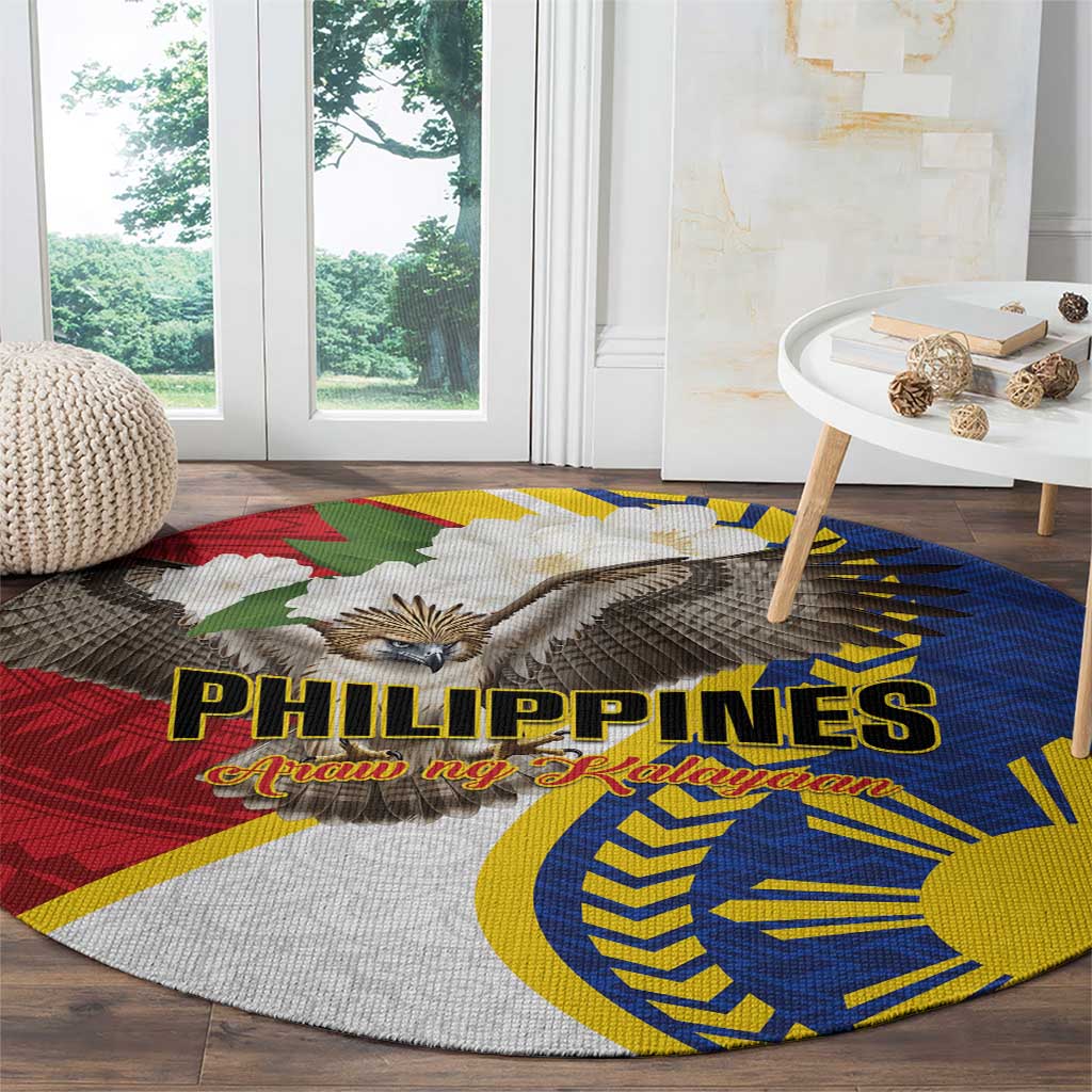 Philippines Round Carpet Filipino Araw ng Kalayaan