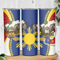 Personalized Philippines Skinny Tumbler Filipino Araw ng Kalayaan LT01 - Polynesian Pride