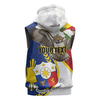 Personalized Philippines Sleeveless Hoodie Filipino Araw ng Kalayaan