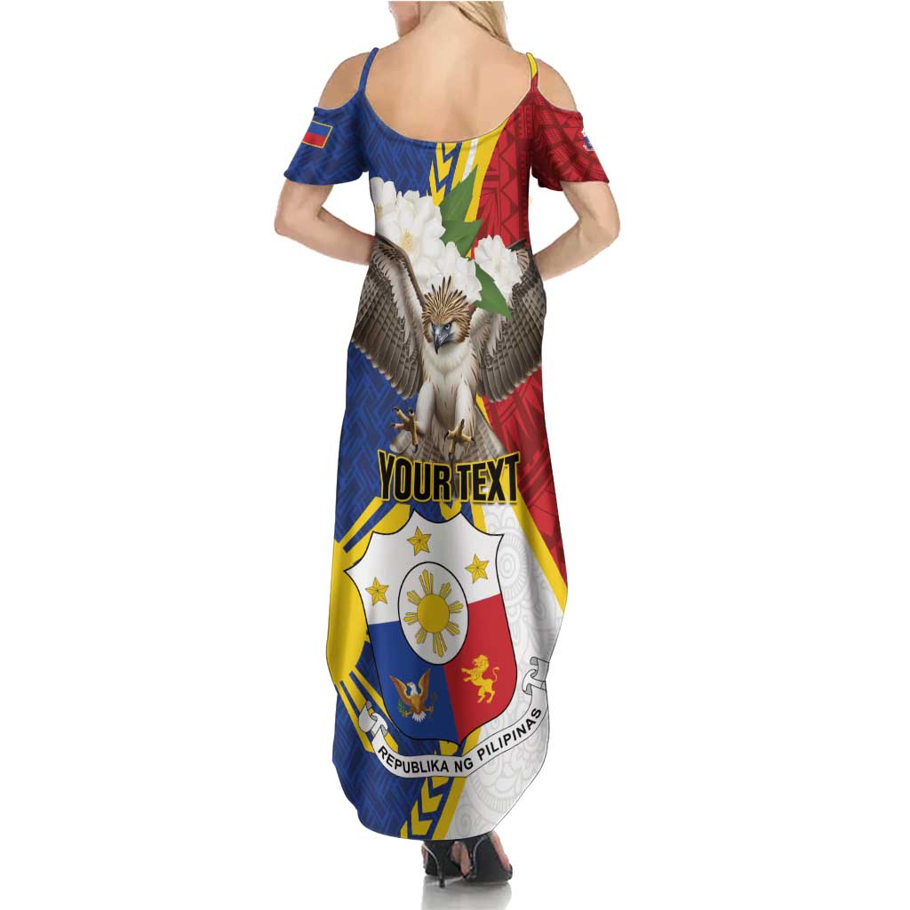 Personalized Philippines Summer Maxi Dress Filipino Araw ng Kalayaan