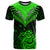 Personalised New Zealand T Shirt Aotearoa Maori Kiwi Green Fern LT01 Green - Polynesian Pride