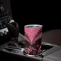 Aotearoa Tumbler Cup Maori Kiwi Pink Fern