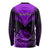 Personalised Aotearoa Long Sleeve Shirt Maori Kiwi Purple Fern LT01