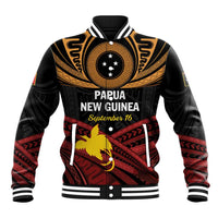 Papua New Guinea Bird of Paradise Baseball Jacket 16 September 1975 Independence Day Anniversary