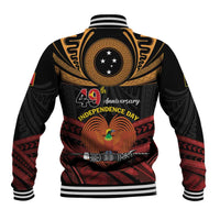 Papua New Guinea Bird of Paradise Baseball Jacket 16 September 1975 Independence Day Anniversary