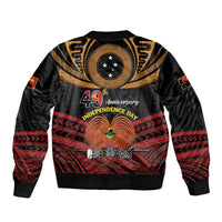 Papua New Guinea Bird of Paradise Bomber Jacket 16 September 1975 Independence Day Anniversary