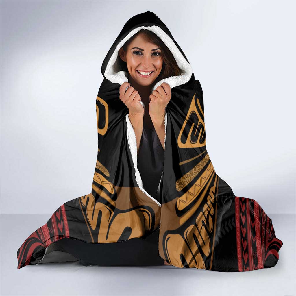 Papua New Guinea Bird of Paradise Hooded Blanket 16 September 1975 Independence Day Anniversary