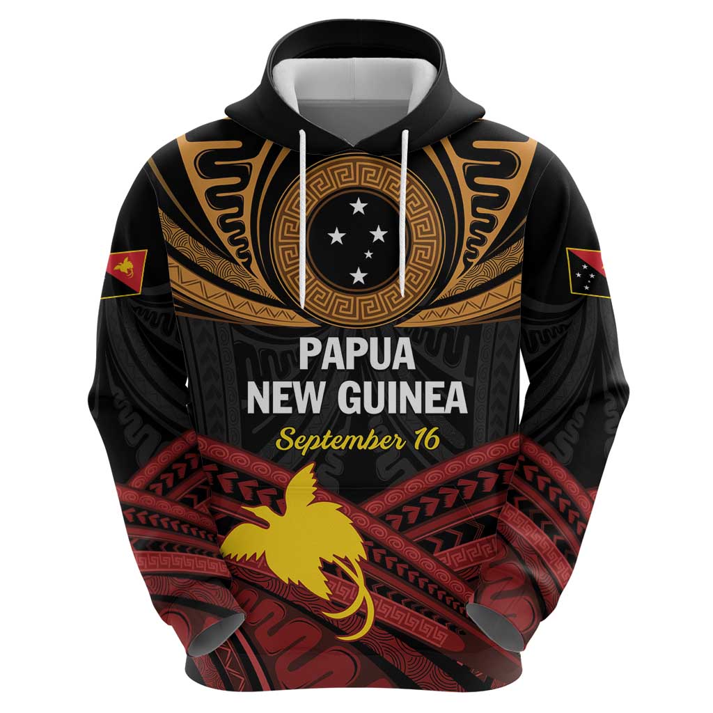Papua New Guinea Bird of Paradise Hoodie 16 September 1975 Independence Day Anniversary
