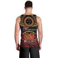 Papua New Guinea Bird of Paradise Men Tank Top 16 September 1975 Independence Day Anniversary