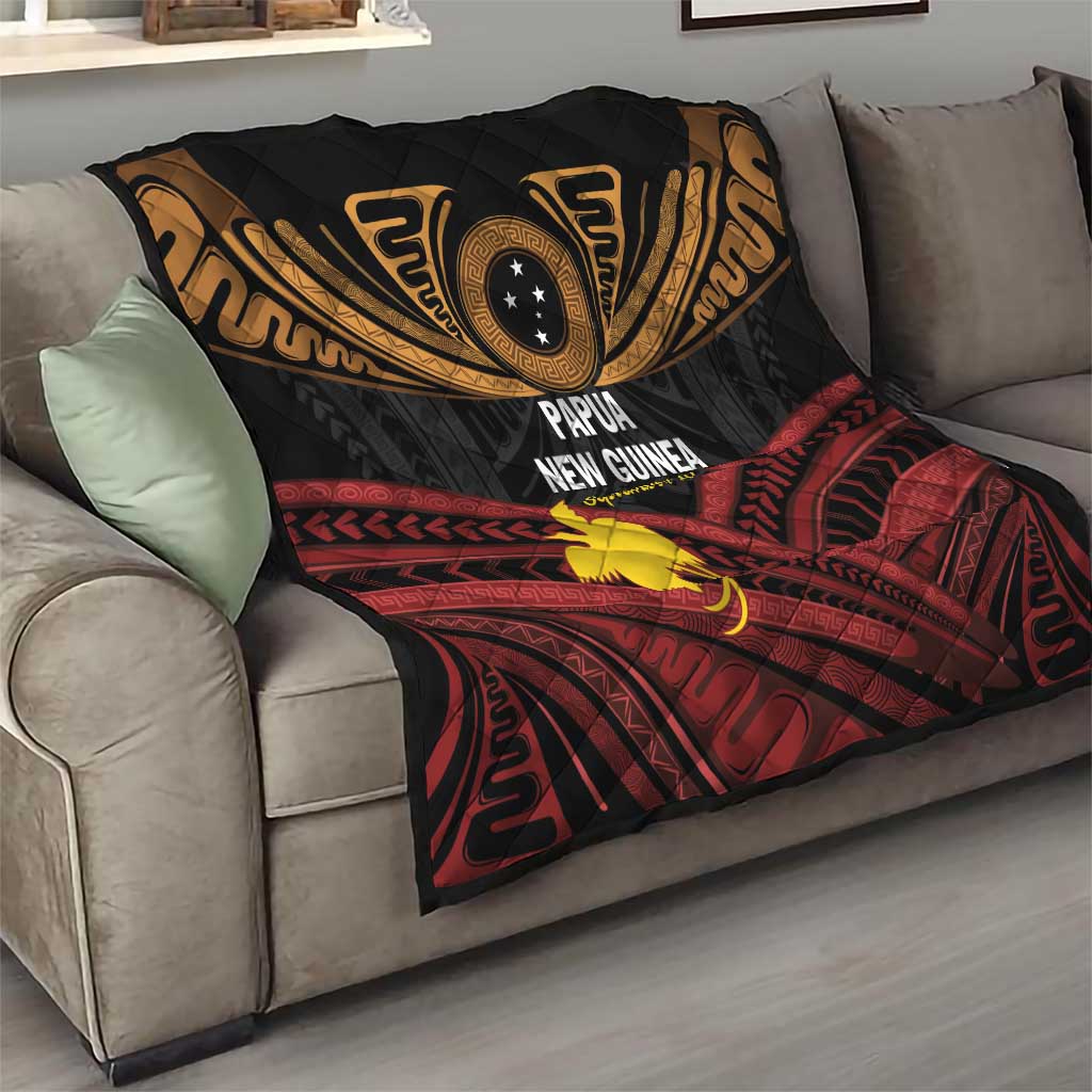 Papua New Guinea Bird of Paradise Quilt 16 September 1975 Independence Day Anniversary