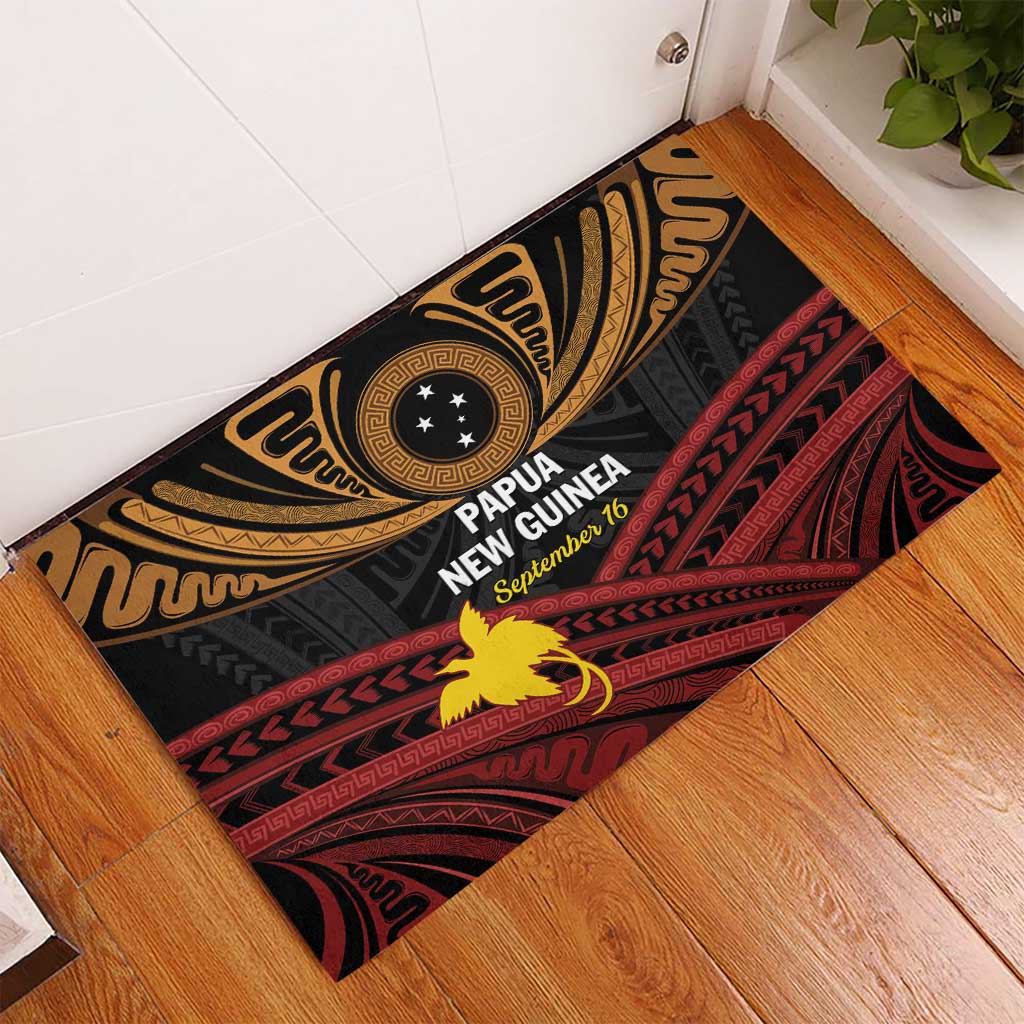Papua New Guinea Bird of Paradise Rubber Doormat 16 September 1975 Independence Day Anniversary