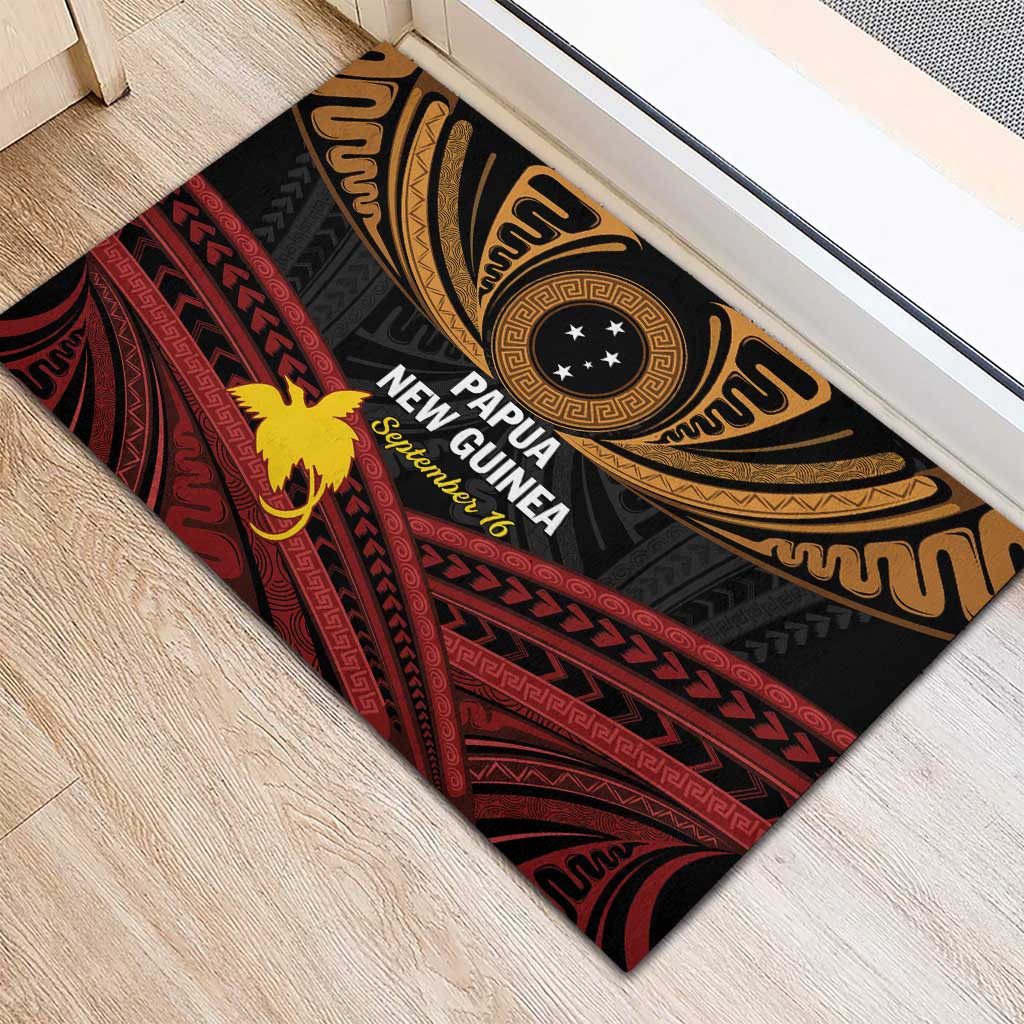 Papua New Guinea Bird of Paradise Rubber Doormat 16 September 1975 Independence Day Anniversary