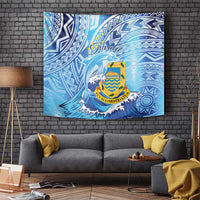 Tuvalu mo te Atua Tapestry Tuvalu Dolphin Polynesian Pattern LT01 - Polynesian Pride