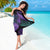 In September We Wear Teal And Purple Sarong Magic Ribbon Semicolon