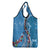 Fiji Tagimaucia Floral Grocery Bag Tapa Pattern