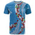 Fiji Tagimaucia Floral T Shirt Tapa Pattern