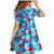 Hawaii Christmas Family Matching Mermaid Dress and Hawaiian Shirt Santa Claus Surfing Kakau Tropical Style LT01 - Polynesian Pride