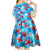 Hawaii Christmas Kid Short Sleeve Dress Santa Claus Surfing Kakau Tropical Style LT01 - Polynesian Pride