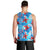 Hawaii Christmas Men Tank Top Santa Claus Surfing Kakau Tropical Style LT01 - Polynesian Pride