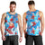 Hawaii Christmas Men Tank Top Santa Claus Surfing Kakau Tropical Style LT01 - Polynesian Pride