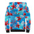 Hawaii Christmas Sherpa Hoodie Santa Claus Surfing Kakau Tropical Style LT01 - Polynesian Pride