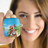 Hawaii Santa Parrot Christmas AirPods Case Summer Vibe - Polynesian Pride