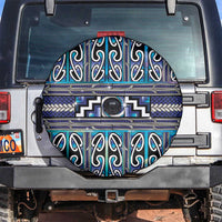 Maori Matariki Spare Tire Cover Blue Galaxy Aesthetic Koru Art
