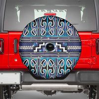 Maori Matariki Spare Tire Cover Blue Galaxy Aesthetic Koru Art