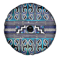 Maori Matariki Spare Tire Cover Blue Galaxy Aesthetic Koru Art