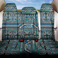 Maori Matariki Back Car Seat Cover Green Galaxy Aesthetic Koru Art