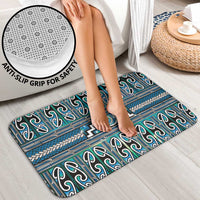 Maori Matariki Bathroom Set Green Galaxy Aesthetic Koru Art LT01 - Polynesian Pride