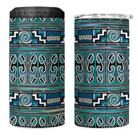 Maori Matariki 4 in 1 Can Cooler Tumbler Green Galaxy Aesthetic Koru Art LT01 One Size: 16 oz Green - Polynesian Pride