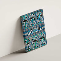 Maori Matariki Canvas Wall Art Green Galaxy Aesthetic Koru Art LT01 - Polynesian Pride