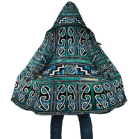 Maori Matariki Cloak Green Galaxy Aesthetic Koru Art LT01 Unisex Green - Polynesian Pride