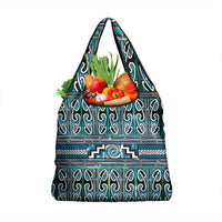 Maori Matariki Grocery Bag Green Galaxy Aesthetic Koru Art LT01 1-pack One Size Green - Polynesian Pride