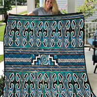 Maori Matariki Quilt Green Galaxy Aesthetic Koru Art LT01 Green - Polynesian Pride