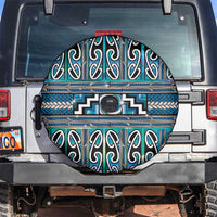 Maori Matariki Spare Tire Cover Green Galaxy Aesthetic Koru Art