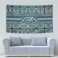 Maori Matariki Tapestry Green Galaxy Aesthetic Koru Art LT01 - Polynesian Pride