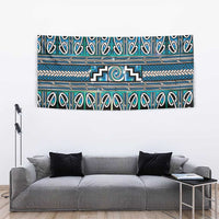 Maori Matariki Tapestry Green Galaxy Aesthetic Koru Art LT01 - Polynesian Pride