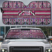 Maori Matariki Auto Sun Shade Pink Galaxy Aesthetic Koru Art