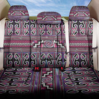 Maori Matariki Back Car Seat Cover Pink Galaxy Aesthetic Koru Art